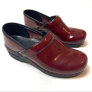 Dansko Burgundy Professional Clogs 9